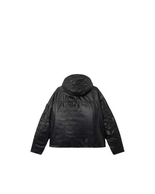 Stone Island Black Jackets for men