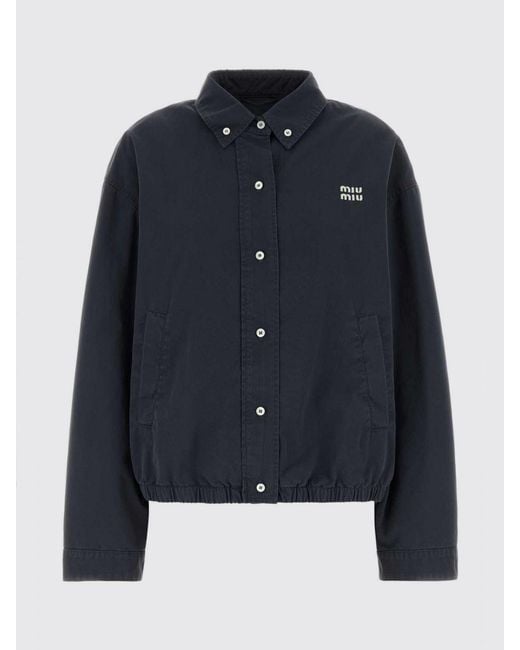 Miu Miu Blue Jacket Smoke for men