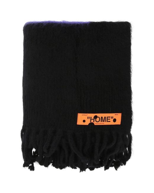 Off-White c/o Virgil Abloh Black Off Gradient Blanket for men