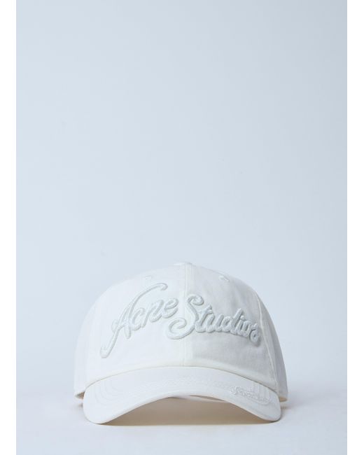 Acne Multicolor Logo Motif Baseball Cap