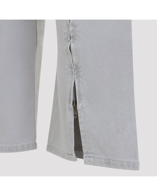 Phoebe Philo Gray Zip Jeans