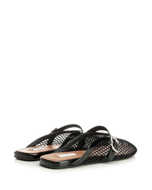 Alaïa Black Alaïa Flat Mesh Mule