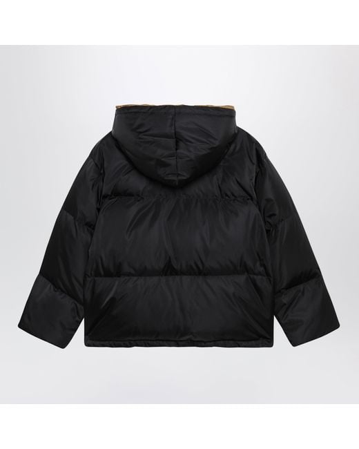 Prada Black Zip-Up Puffer Jacket