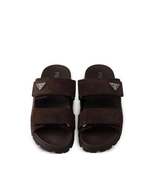 Prada Black Sandals for men