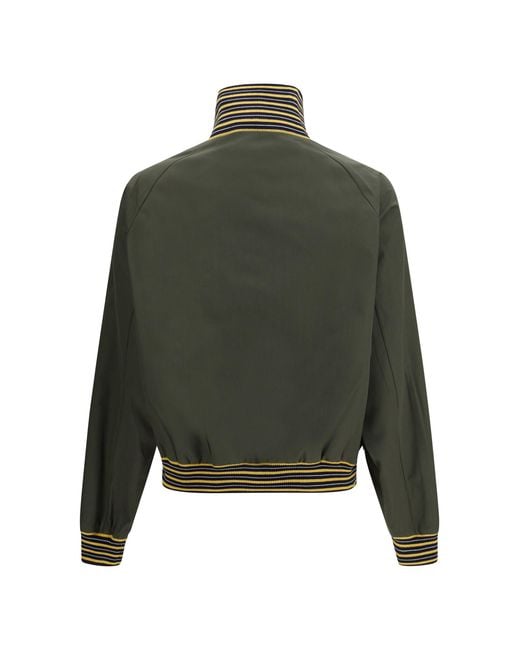 Prada Green Technical Canvas Blouson