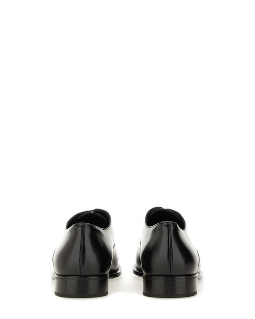 Saint Laurent Black Oxford Shoe "Adrien" for men