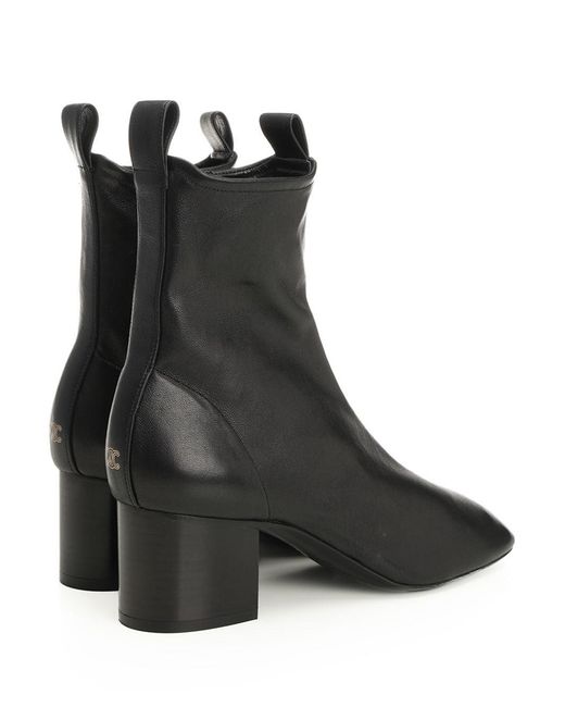 Céline Black Cheri Zip Ankle Boot