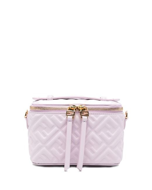 Fendi Pink Leather Vanity Case