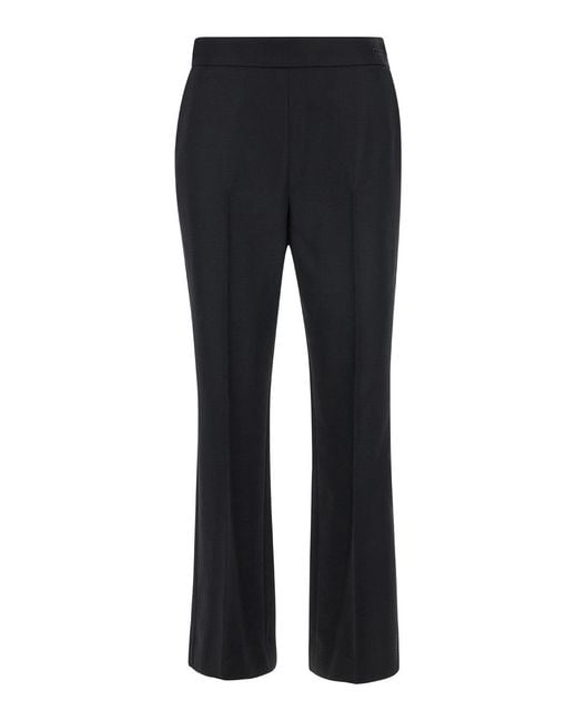 Gucci Black Flared Pants With Pences for men