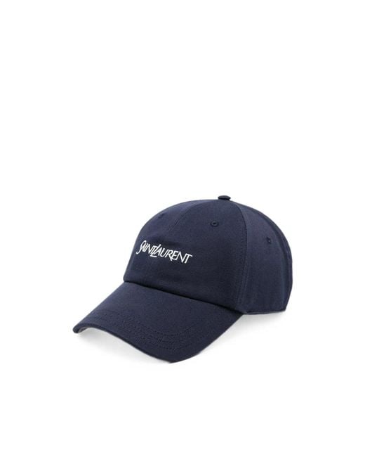Saint Laurent Blue Hats for men