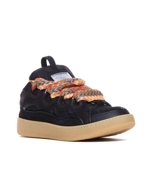 Lanvin Blue Curb Sneakers