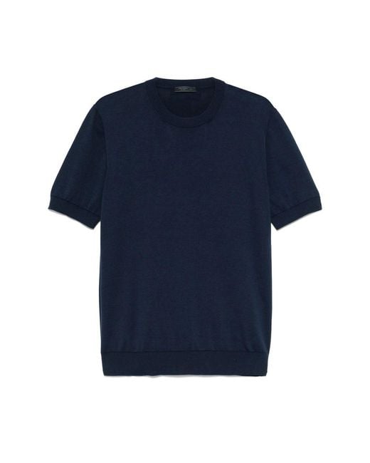 Prada Blue T-Shirts & Vests for men