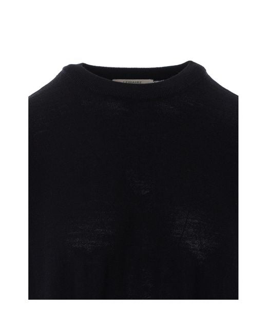 Lemaire Black Buttoned Dress