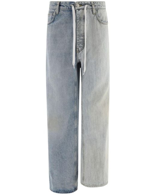 Balenciaga Gray Fifty-Fifty Jeans