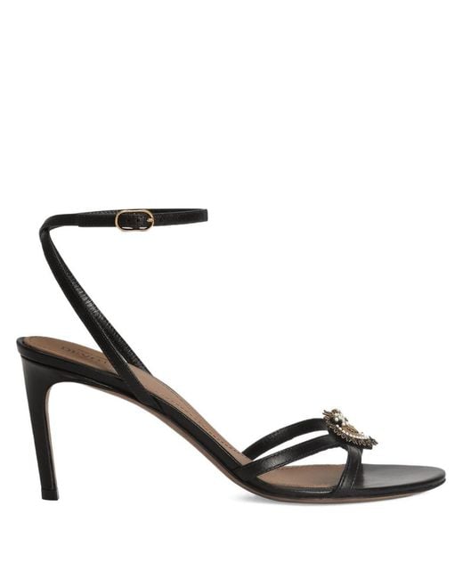 Dolce & Gabbana Black High Heel Sandals