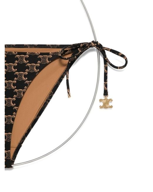 Céline Brown Triomphe Bikini Bottom