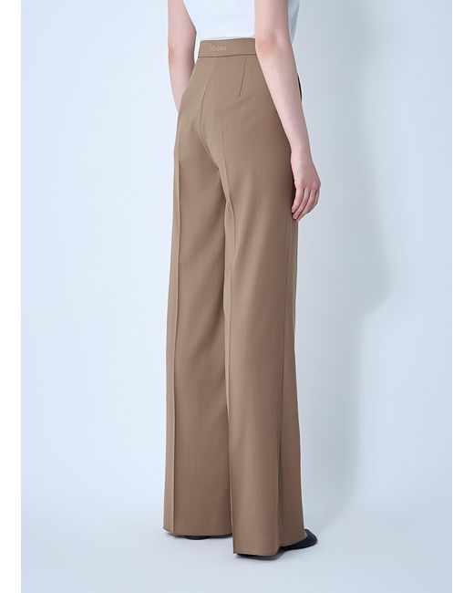 Max Mara Brown Wool Pants