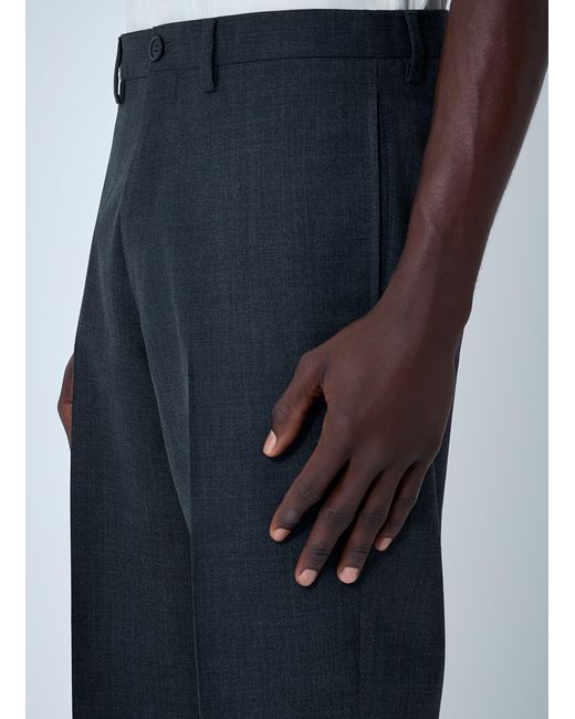 Prada Blue Wool Tailored Pants for men
