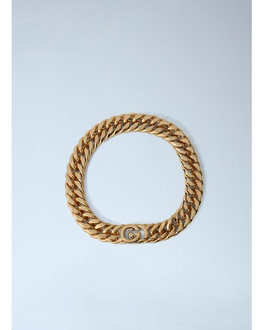 Gucci Blue Interlocking G Necklace
