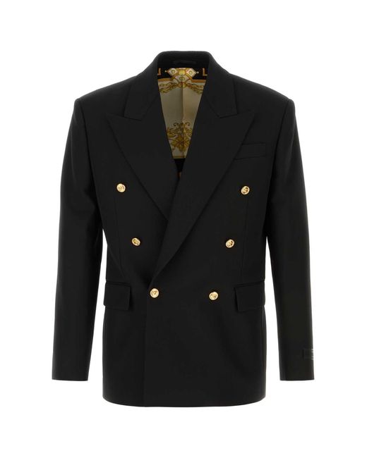 Versace Black Formal Blazers for men