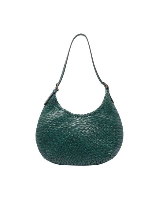 Dragon Diffusion Green Luna Mezza Shoulder Bag