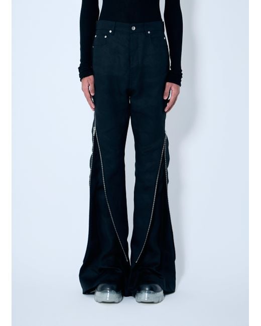 Rick Owens Blue Bolan Banana Pants for men