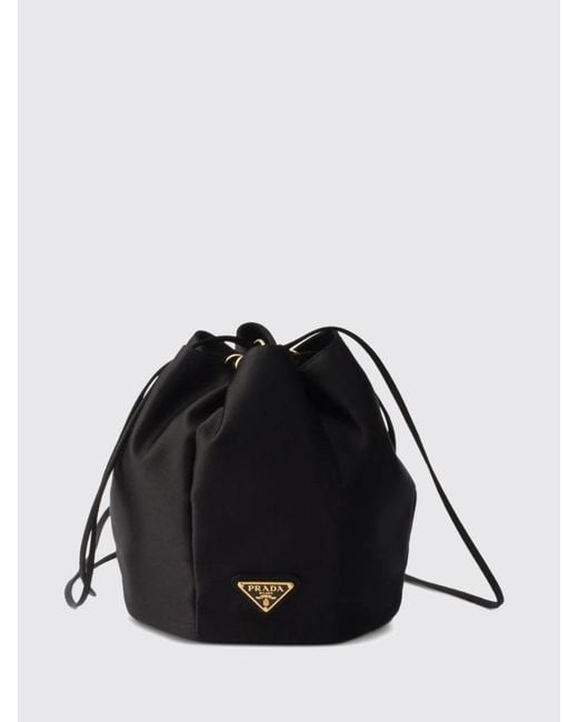 Prada Black Nylon Re-Edition 1978 Bucket Bag