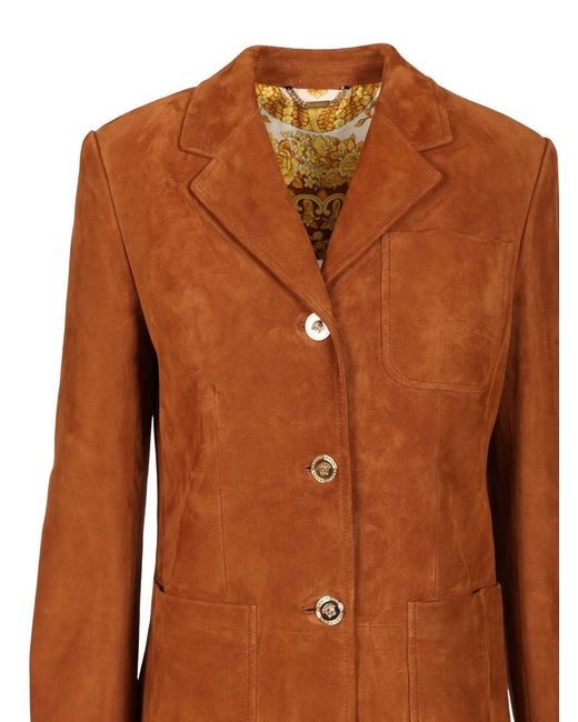 Versace Brown Suede Jacket