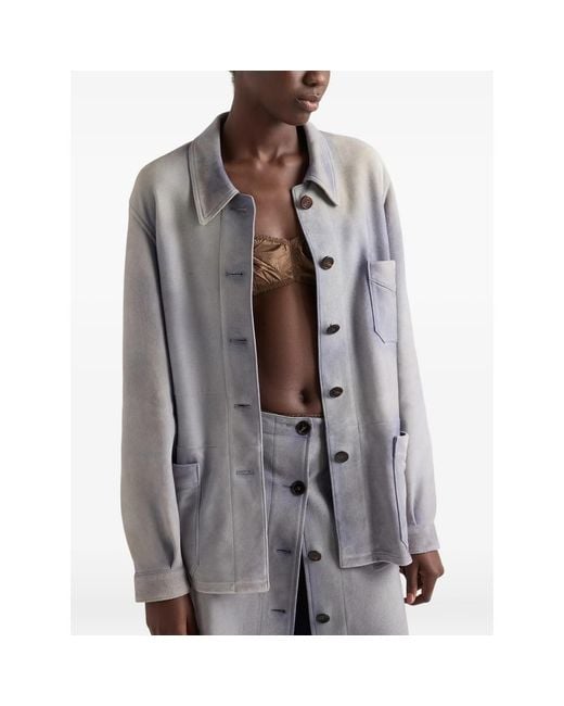 Prada Gray Jackets