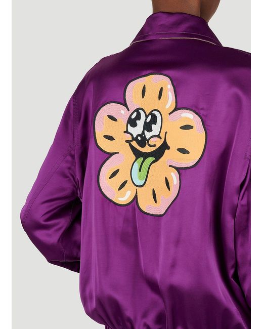 KENZO Purple Boke Boy Reversible Jacket