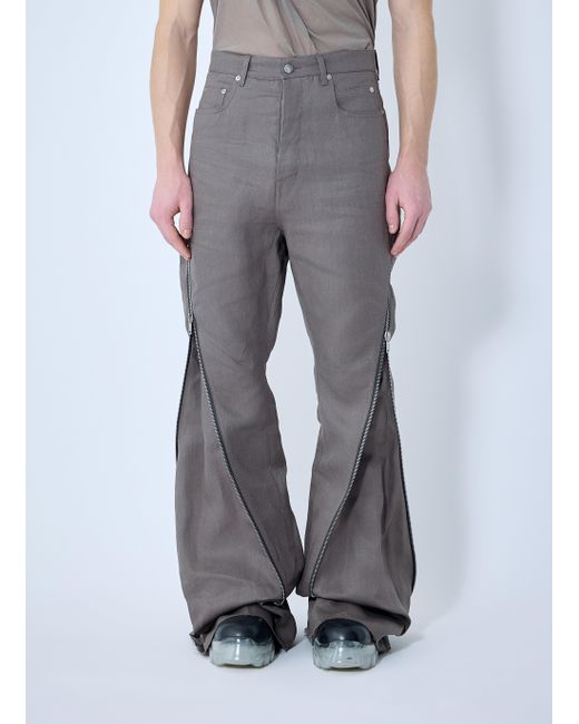Rick Owens Gray Bolan Banana Pants for men