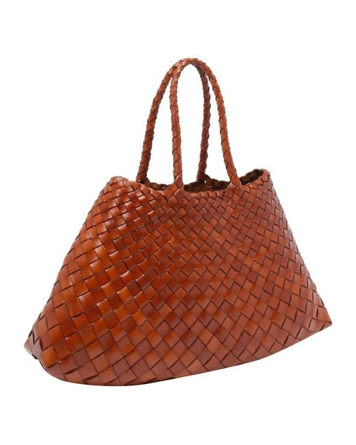 Dragon Diffusion Brown Small Santa Croce Handbag