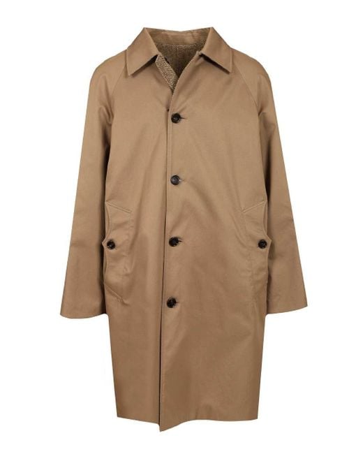 Burberry Natural Reversible Car Coat for men