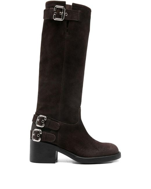 Chloé Black Leather Boots
