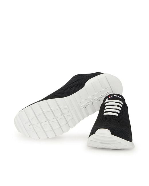 Kiton Black Running Sneakers for men