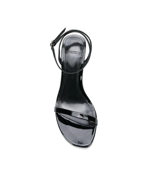 Vetements Black Sandals
