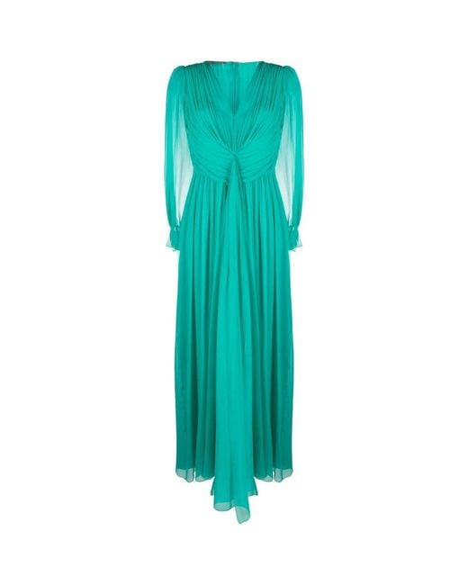 Alberta Ferretti Green Dresses