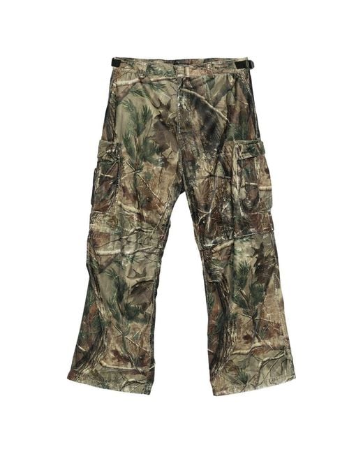 Balenciaga Green Baggy Cargo Pants for men