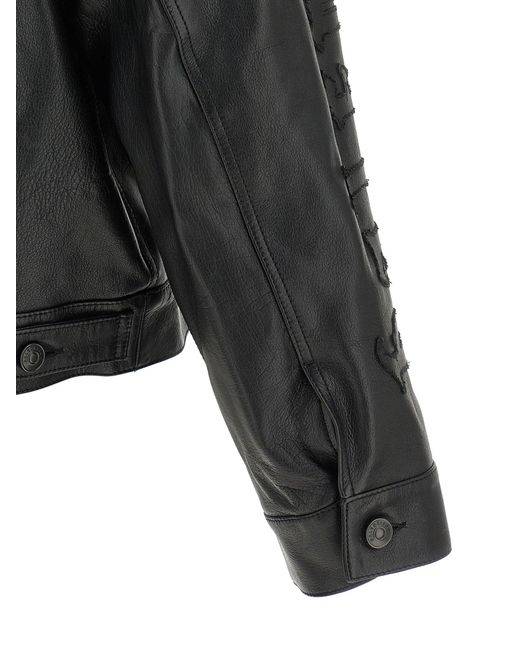 Balenciaga Men's Black Shirt Jacket