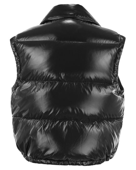 Fay Black 3 Hook Down Waistcoat