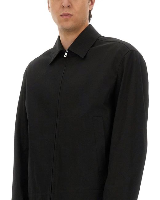 Gucci Black Cotton Twill Jacket for men