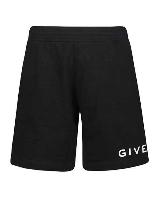 Givenchy Black Sports Shorts for men