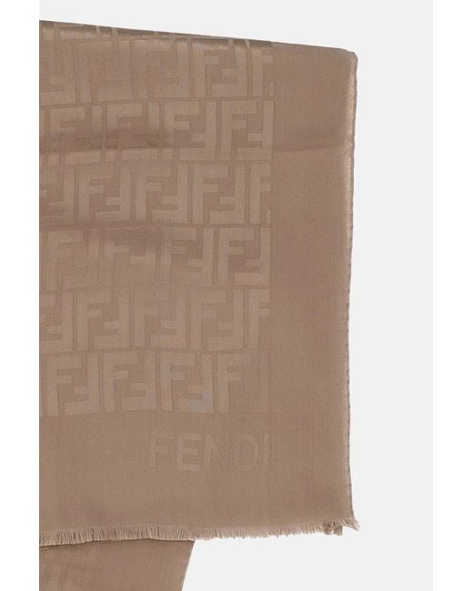 Fendi Natural Silk Stole