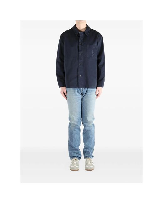 Saint Laurent Blue Jackets for men
