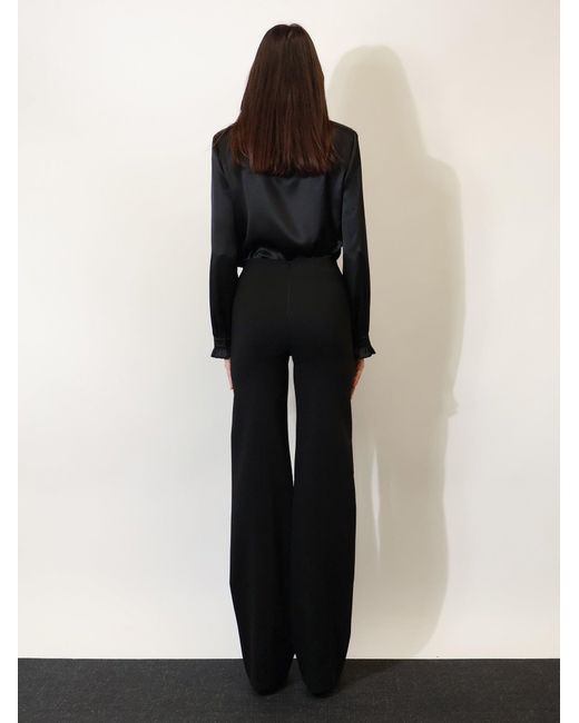 Gucci Black Technical Stretch Wool Trousers