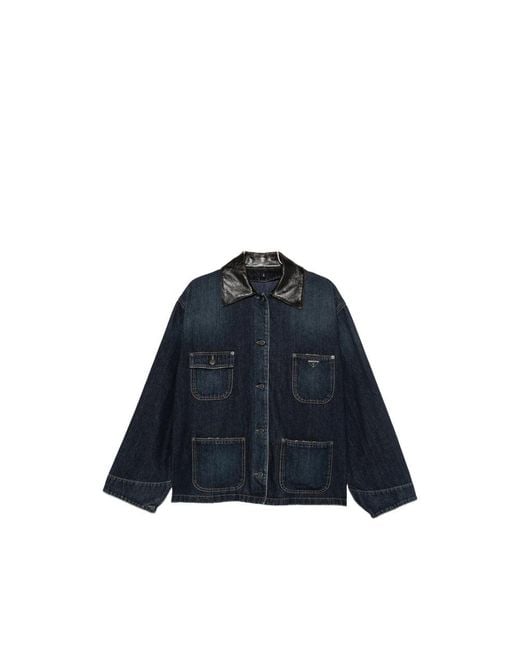 Prada Blue Jackets