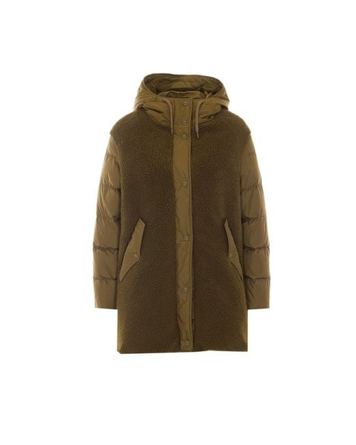 Herno Green Teddy Parka