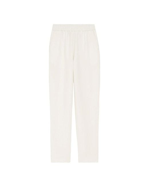 AMI White Neutrals Trousers