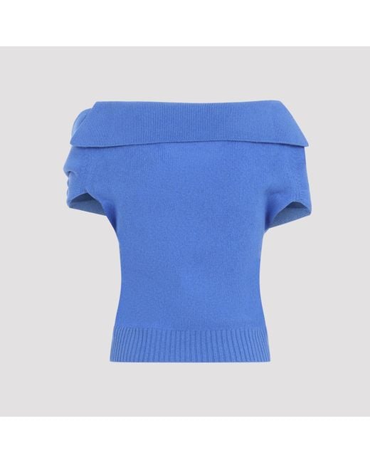 McQueen Blue Wrap Jumper