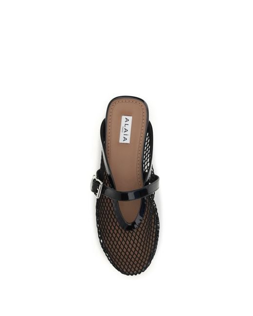 Alaïa Black Alaïa Mesh Mules